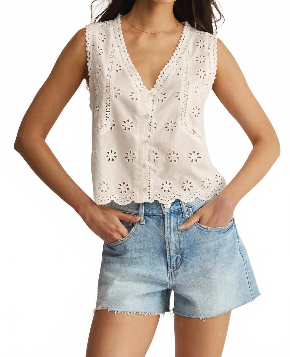 NEW Z SUPPLY women's darcy top in white